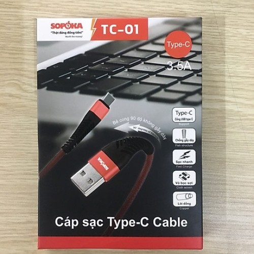 Dây sạc đt TC01 Sopoka 0