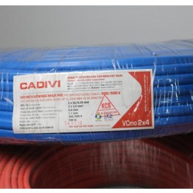 Dây Bọc Dẹp 2x4.0 CADIVI