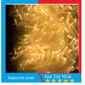 Dây Led 100m 600 Bóng Vàng (Dây Trắng)