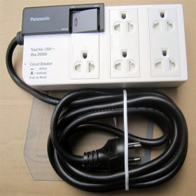 Ổ cắm pana có dây 5 lổ