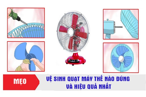 HƯỚNG DẪN VỆ SINH QUẠT