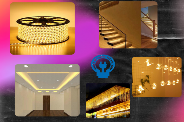 10 Cách trang trí đèn led dây đẹp “nhỏ mà siêu đẹp” bạn nên biết