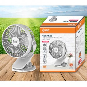 Quạt sạc kẹp comet CFR0705