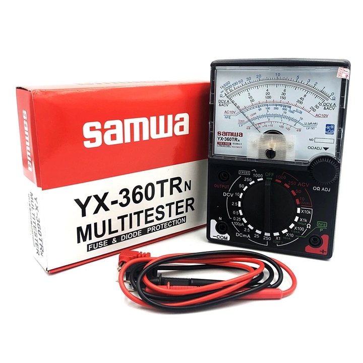 Đồng hồ đo điện Samwa 360 đỏ